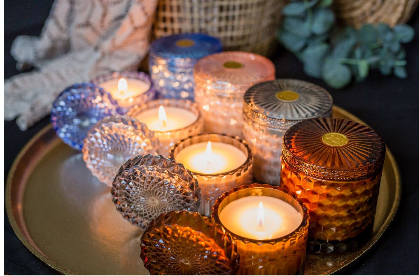 Heathered Suede 8oz Candle