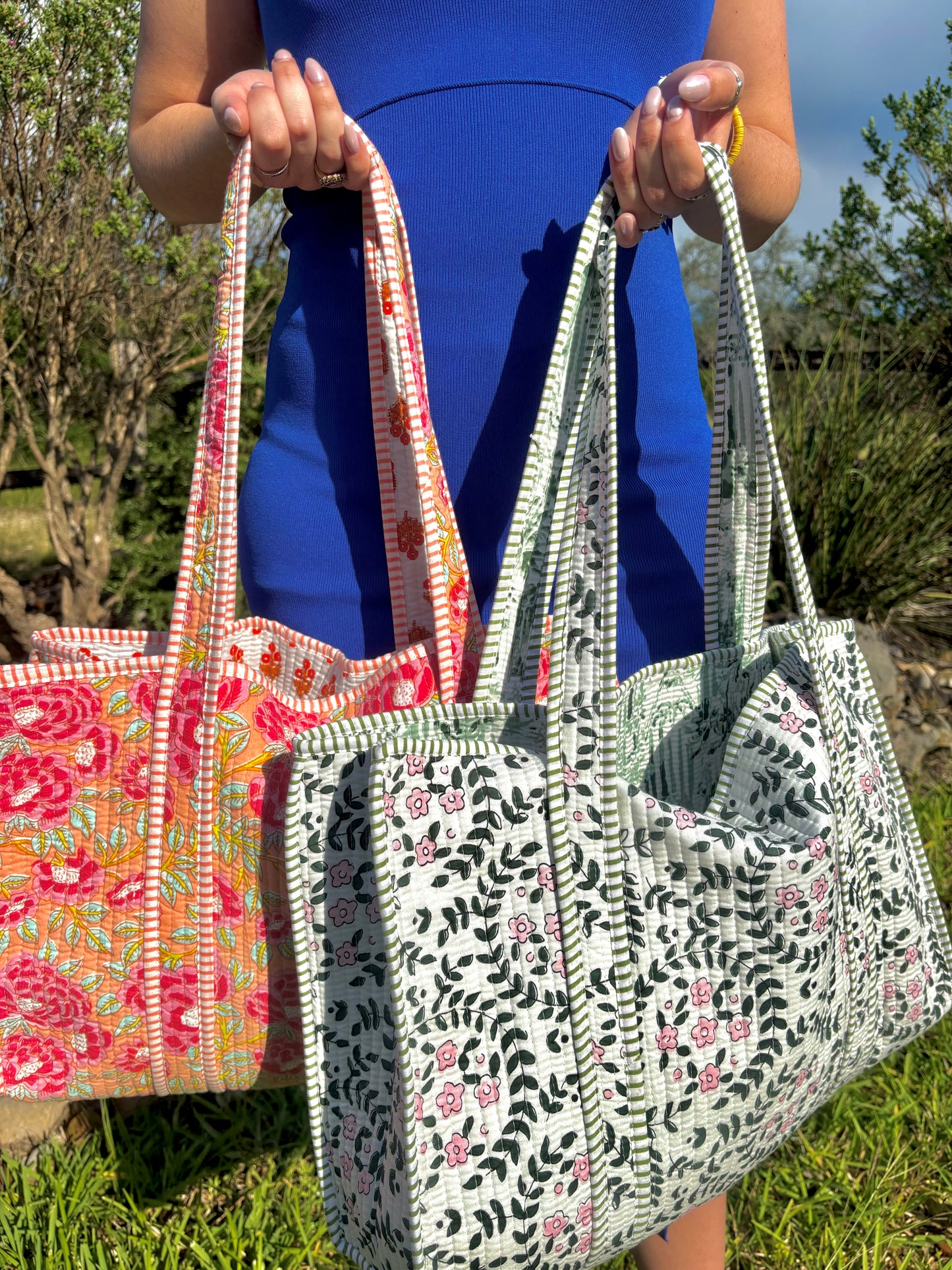 Quilted Tote Bag
