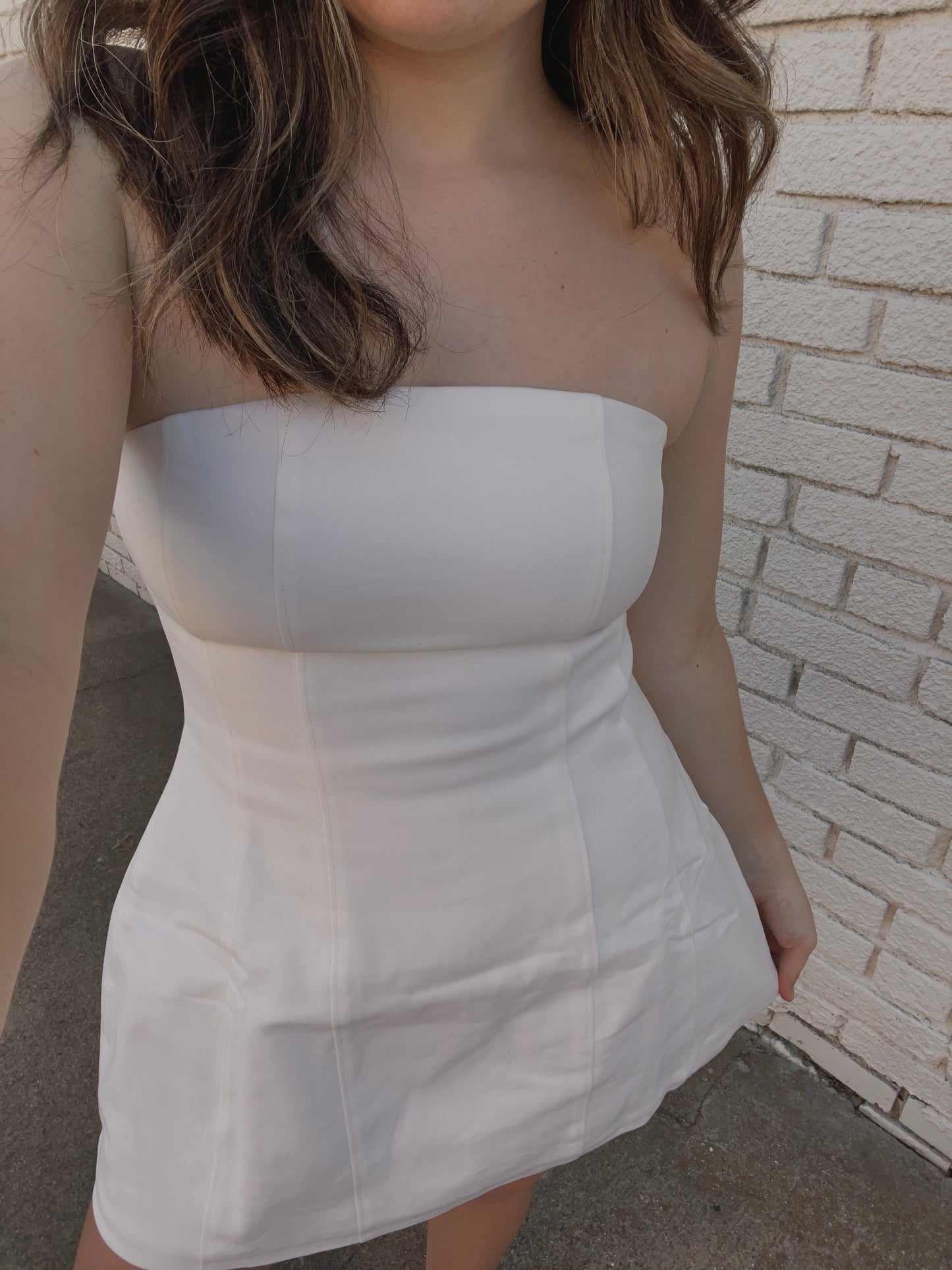 Strapless Mini Dress