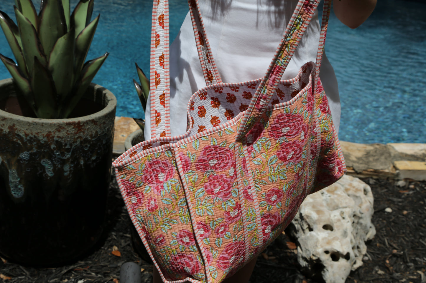 Quilted Tote Bag