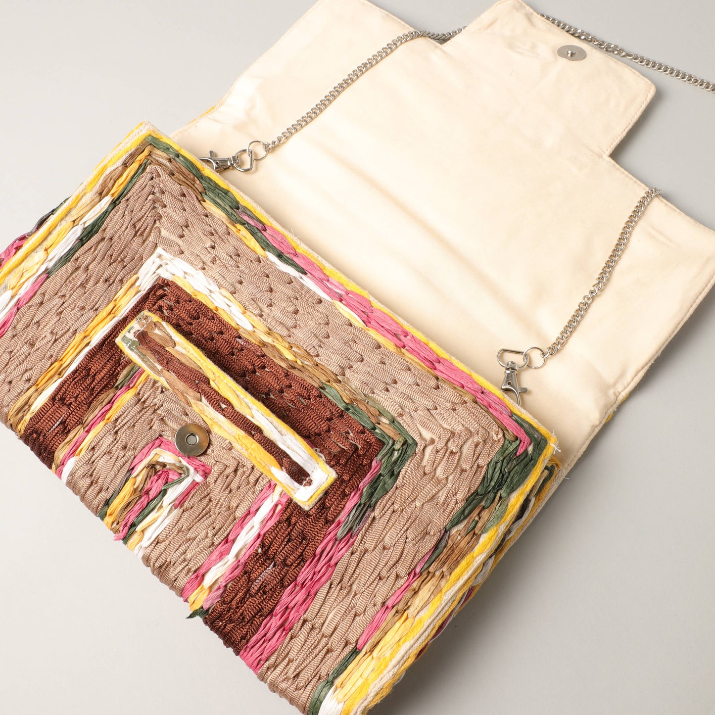 Embellished Clutch with Strap