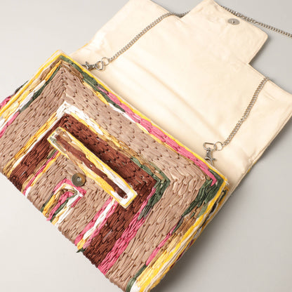 Embellished Clutch with Strap