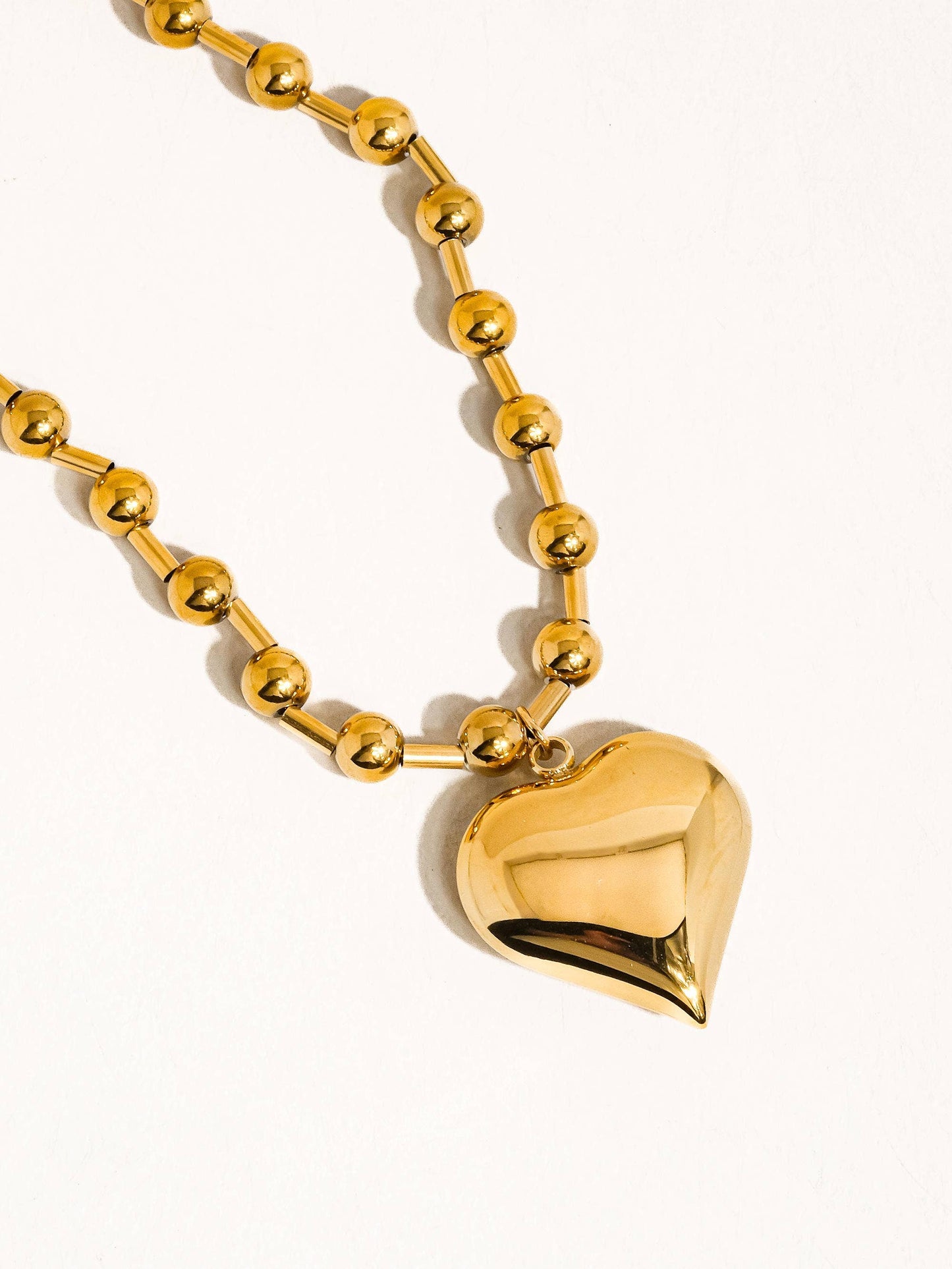 Paris Heart Chain Necklace