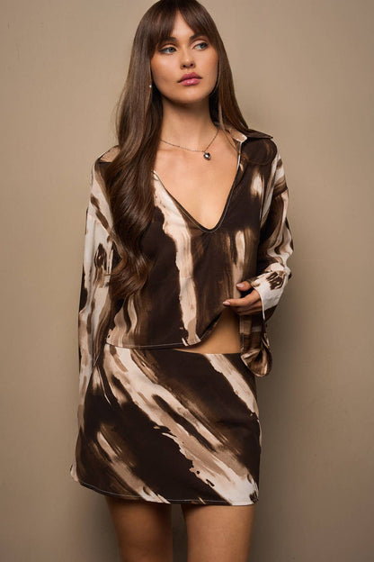 Mocha Swirl Skirt