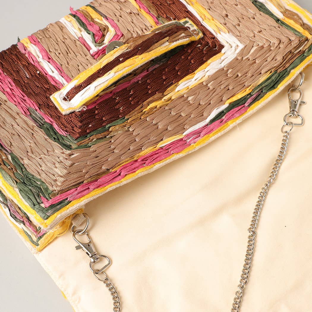 Embellished Clutch with Strap