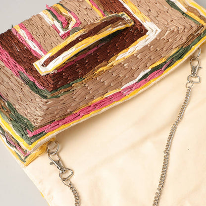 Embellished Clutch with Strap