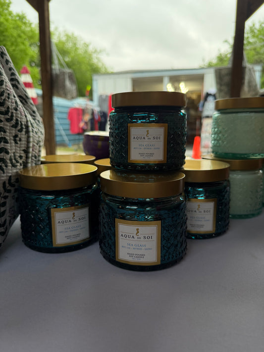 Sea Glass Candle