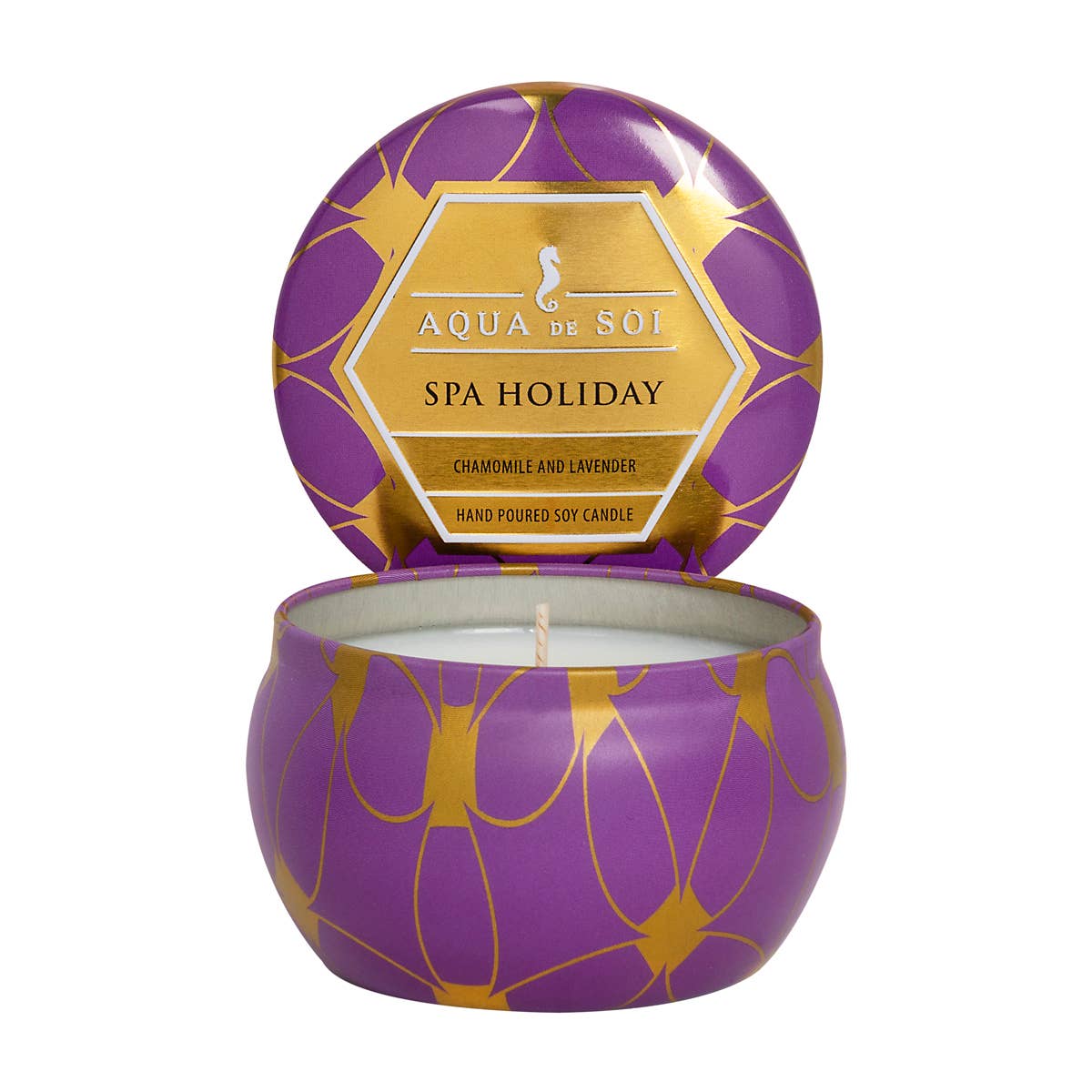 Spa Holiday Candle Tin