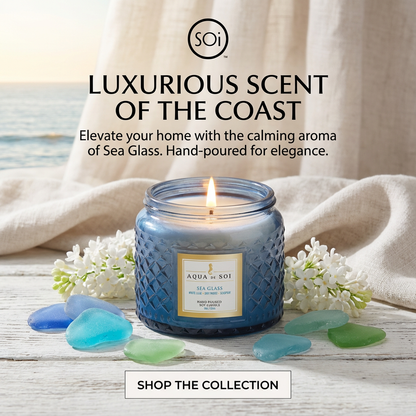 Sea Glass Candle