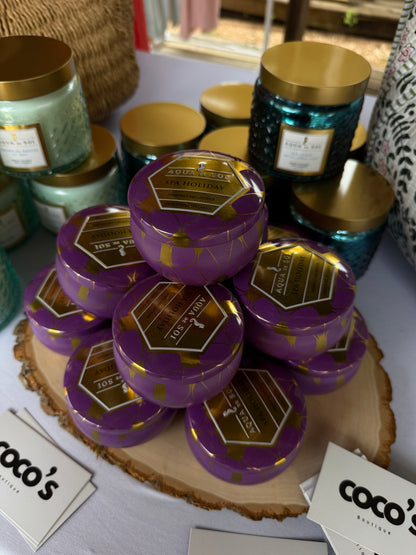 Spa Holiday Candle Tin
