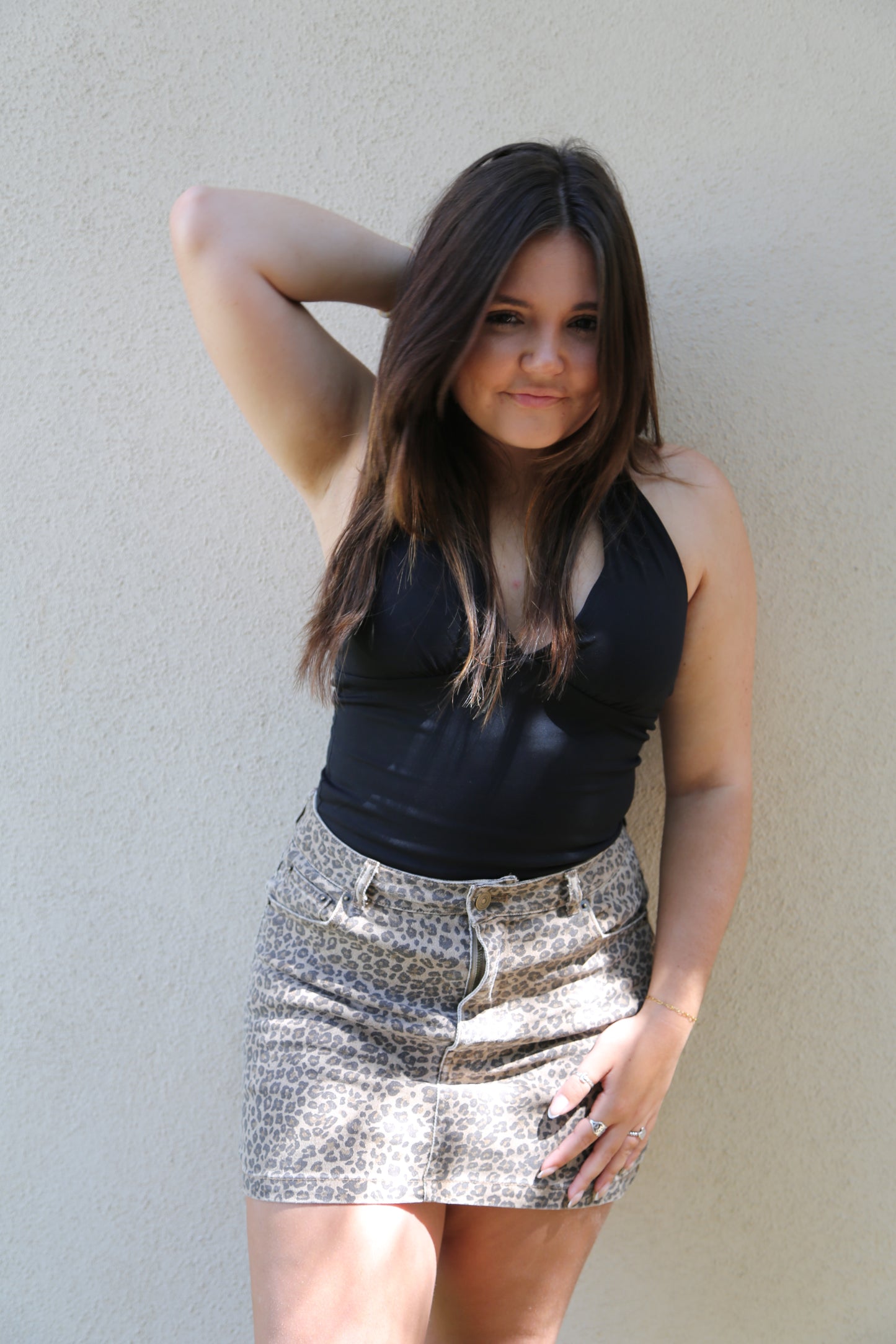 Leopard Mini Skirt
