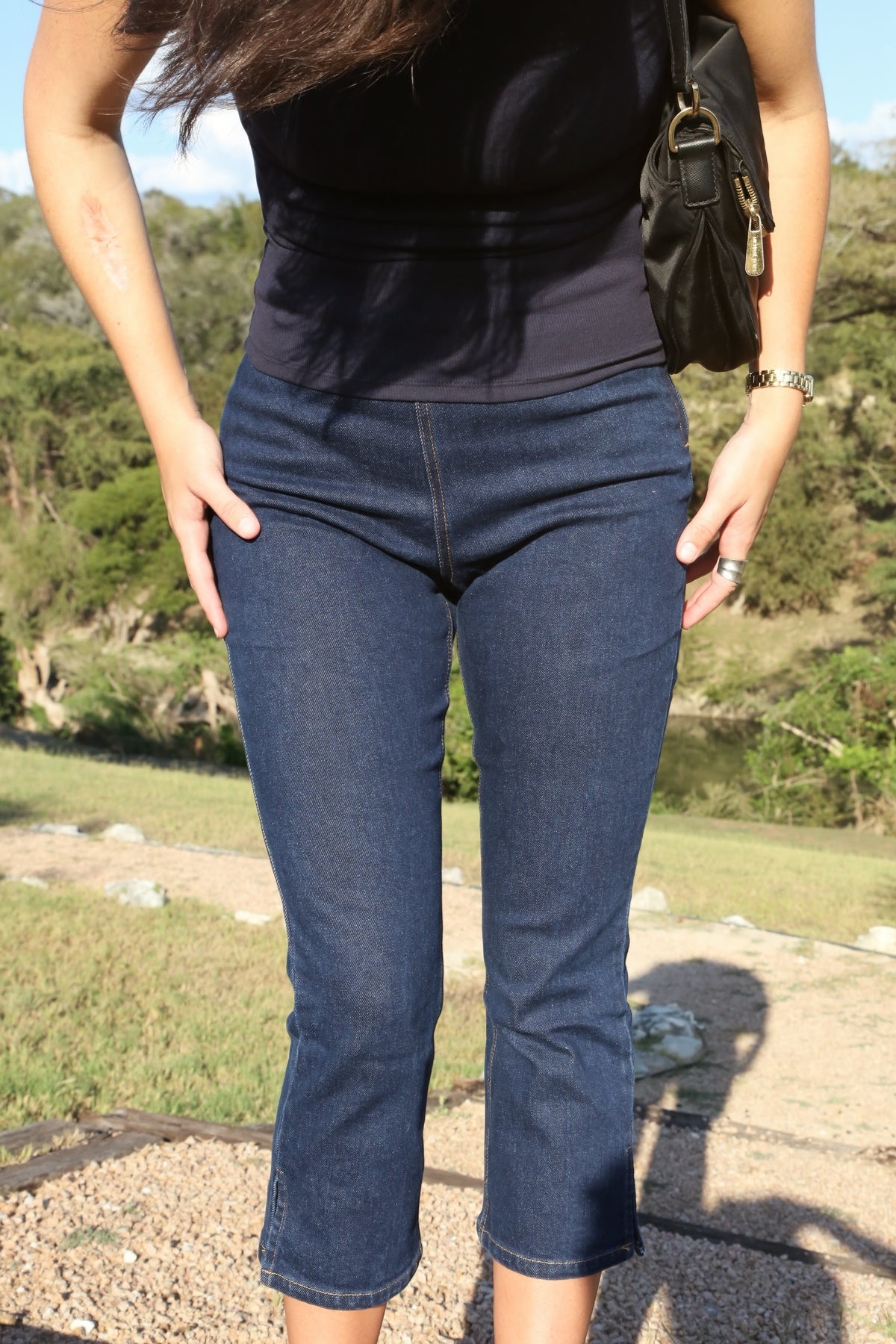 Layla Midi Denim Pants