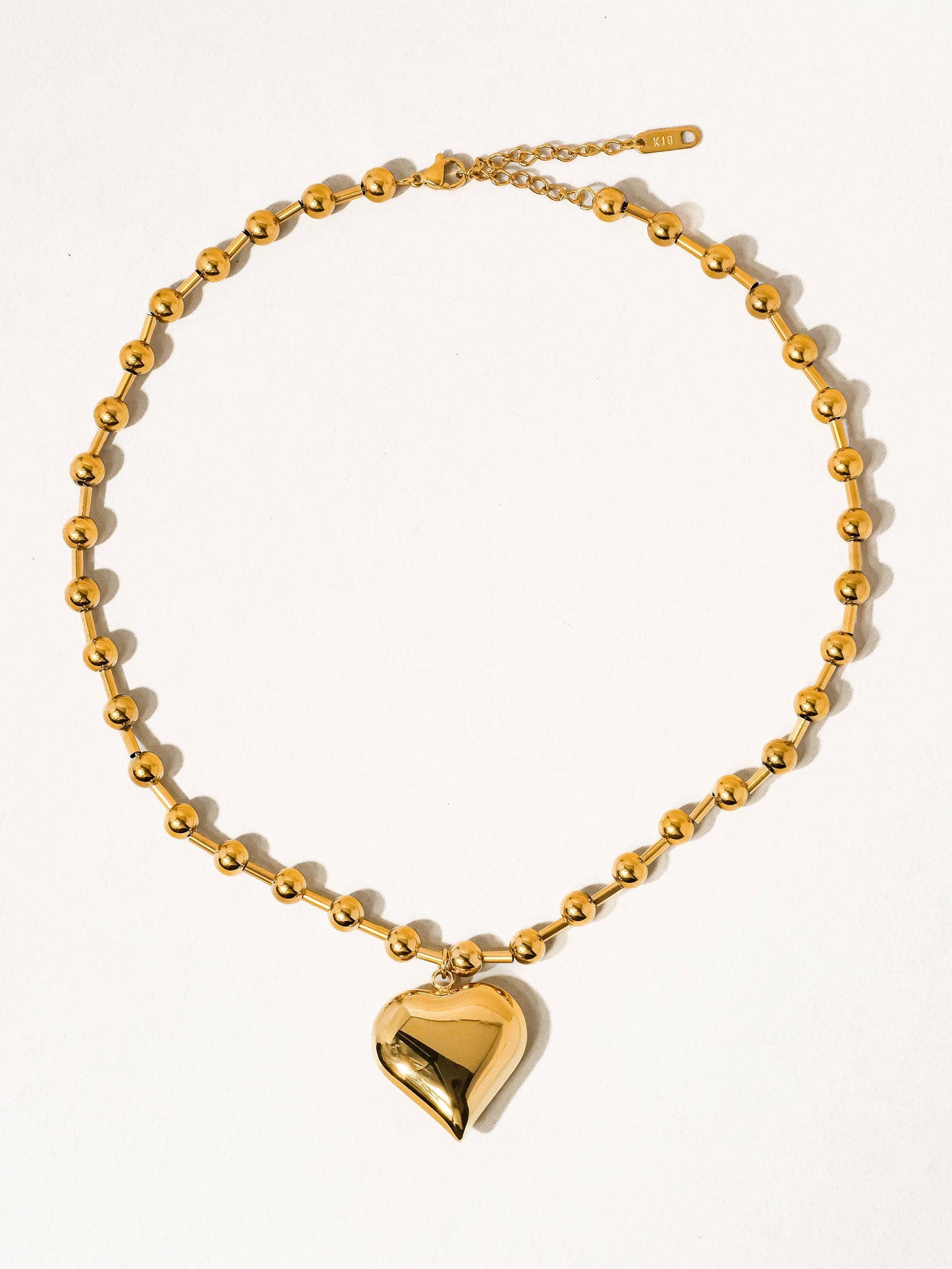 Paris Heart Chain Necklace