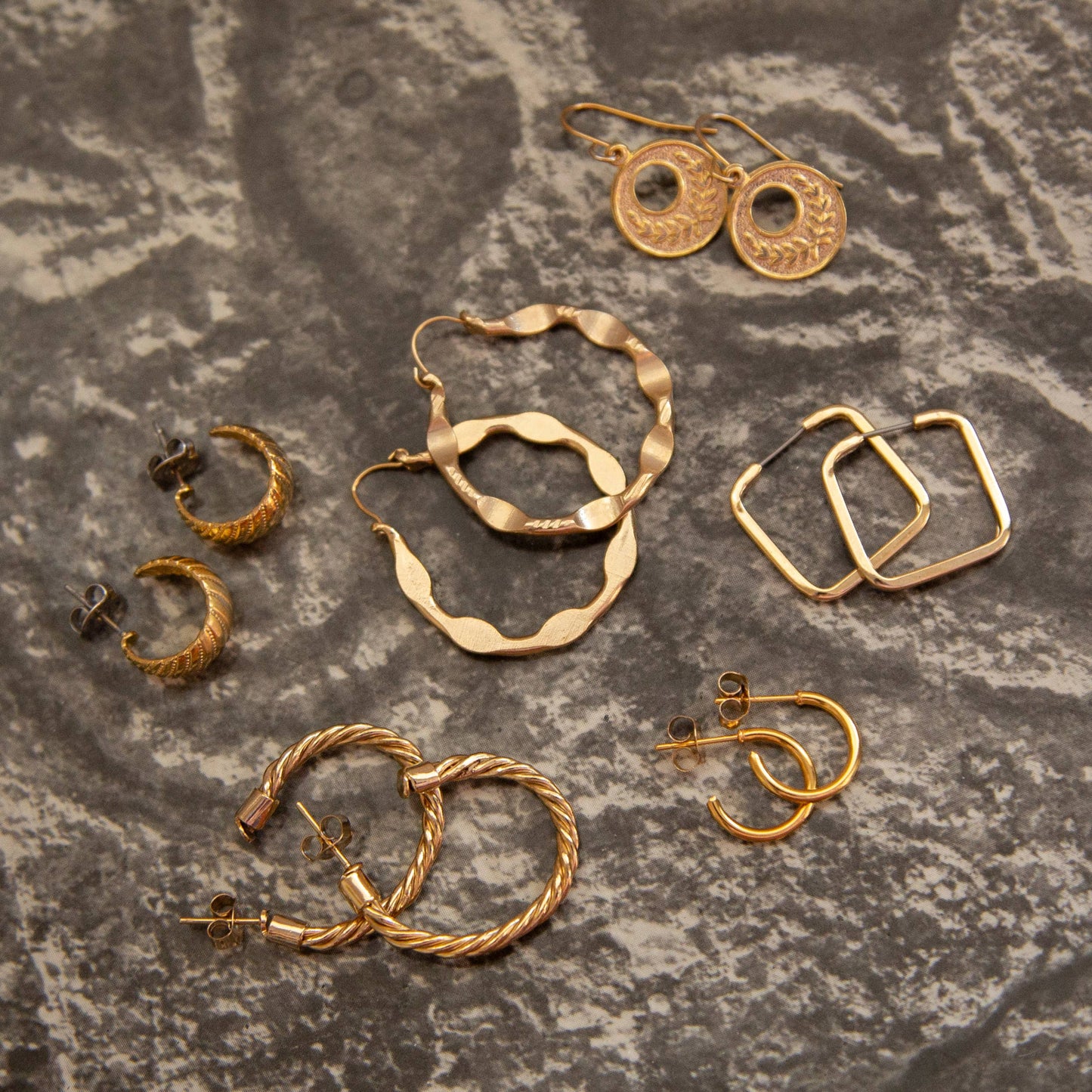 Vintage Gold Hoops - Variety