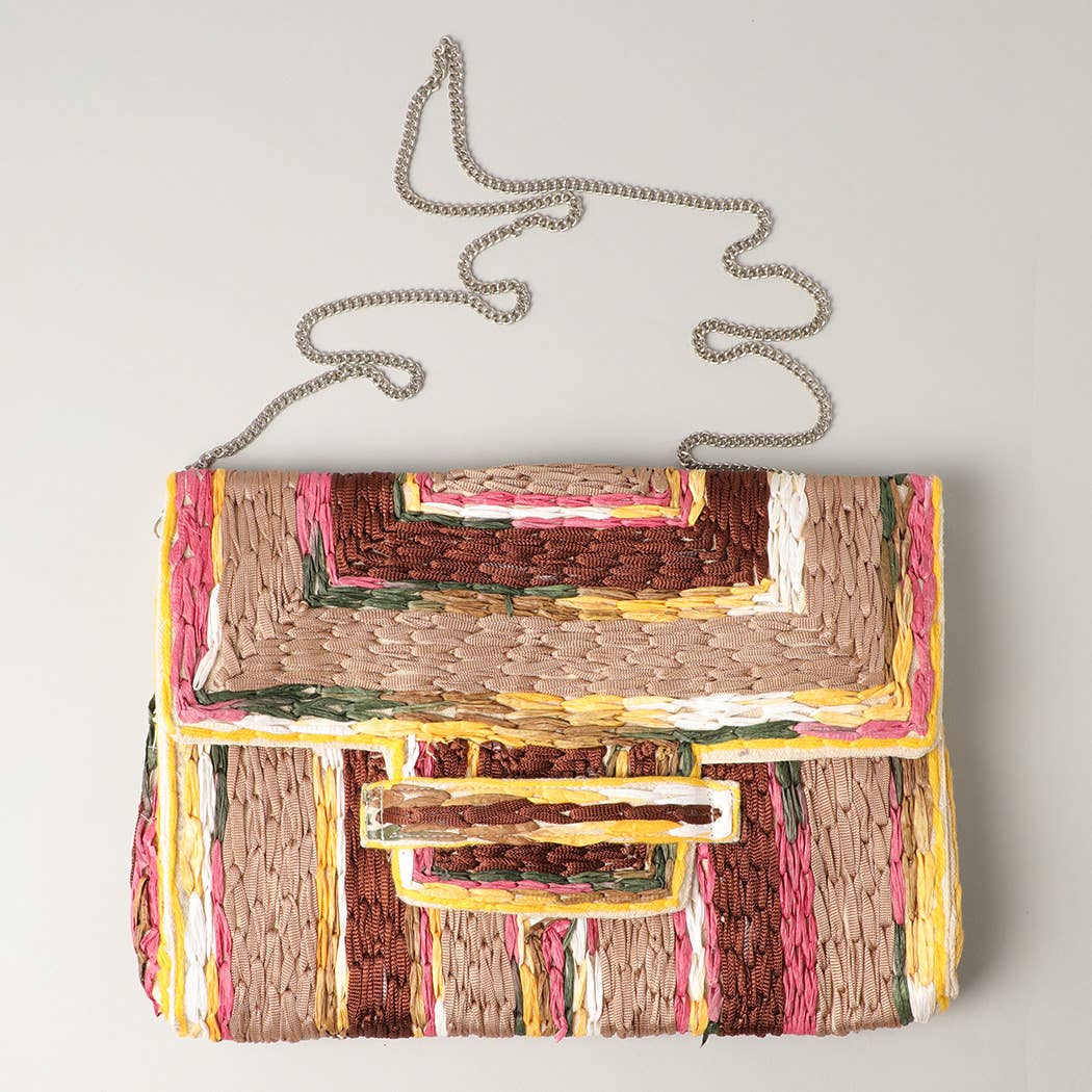 Embellished Clutch with Strap