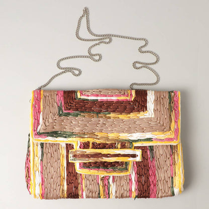 Embellished Clutch with Strap