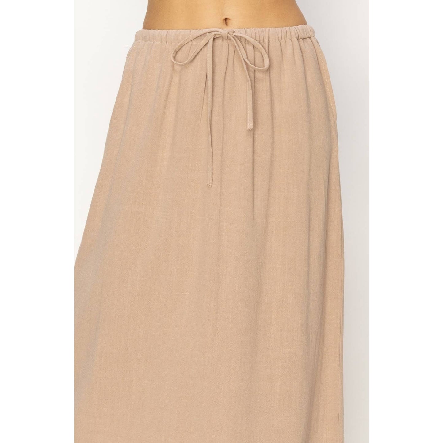 Lilah Linen Midi Skirt
