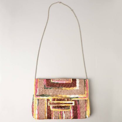 Embellished Clutch with Strap