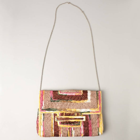 Embellished Clutch with Strap