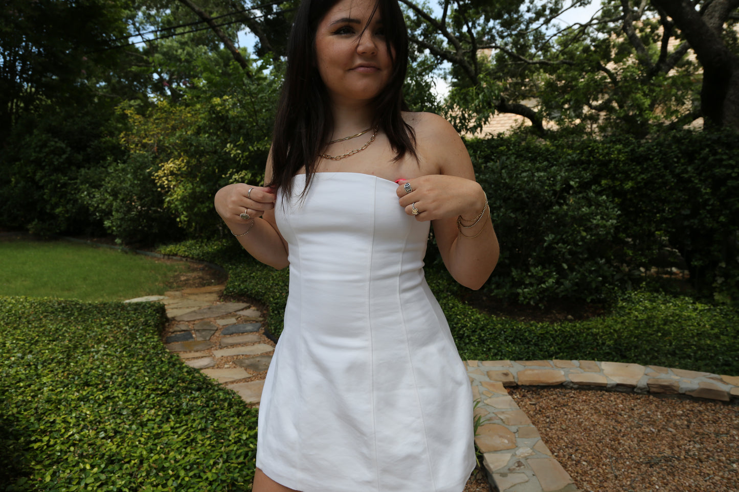 Strapless Mini Dress