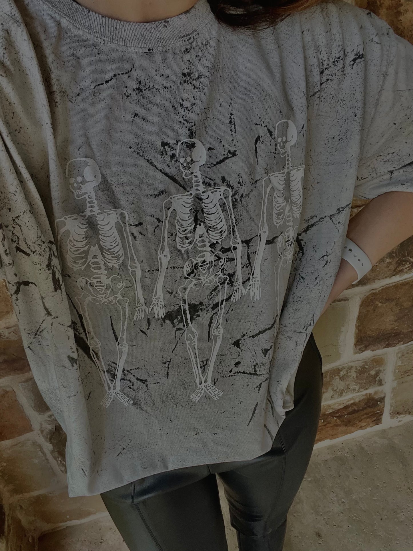 Oversized Skeleton Tee