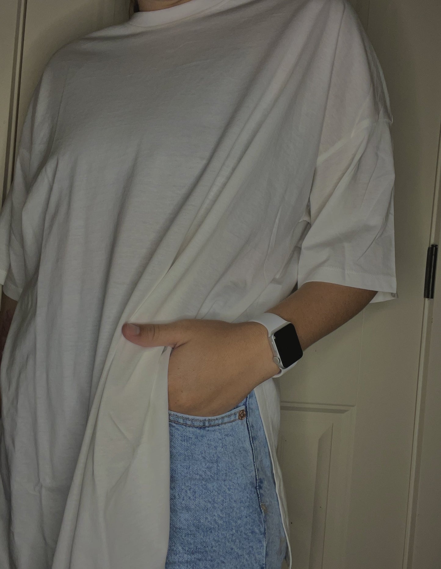 Oversized Side Slit Tee